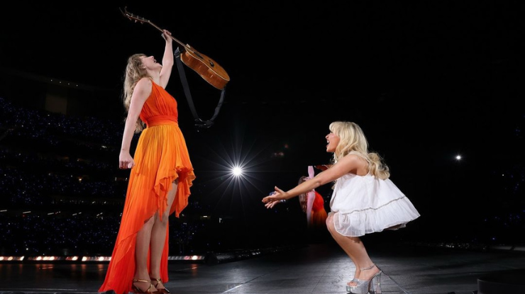 sabrina-carpenter-sobre-colaboracao-com-taylor-swift:-“estou-surtando”