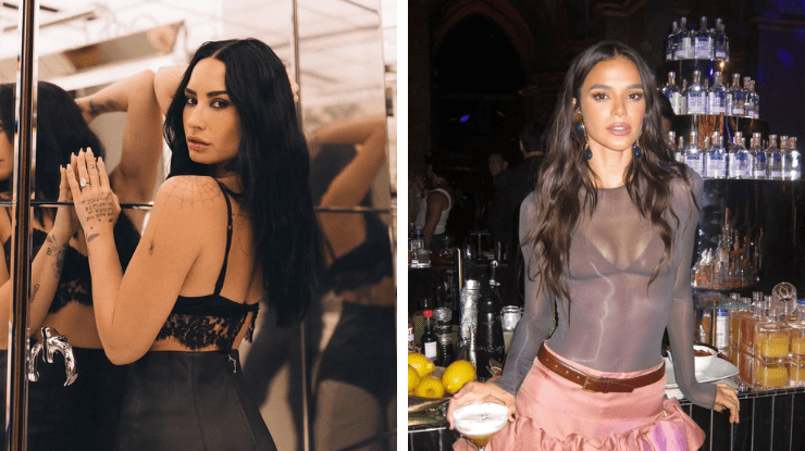 demi-lovato-e-bruna-marquezine-se-encontram-em-evento;-veja-momento