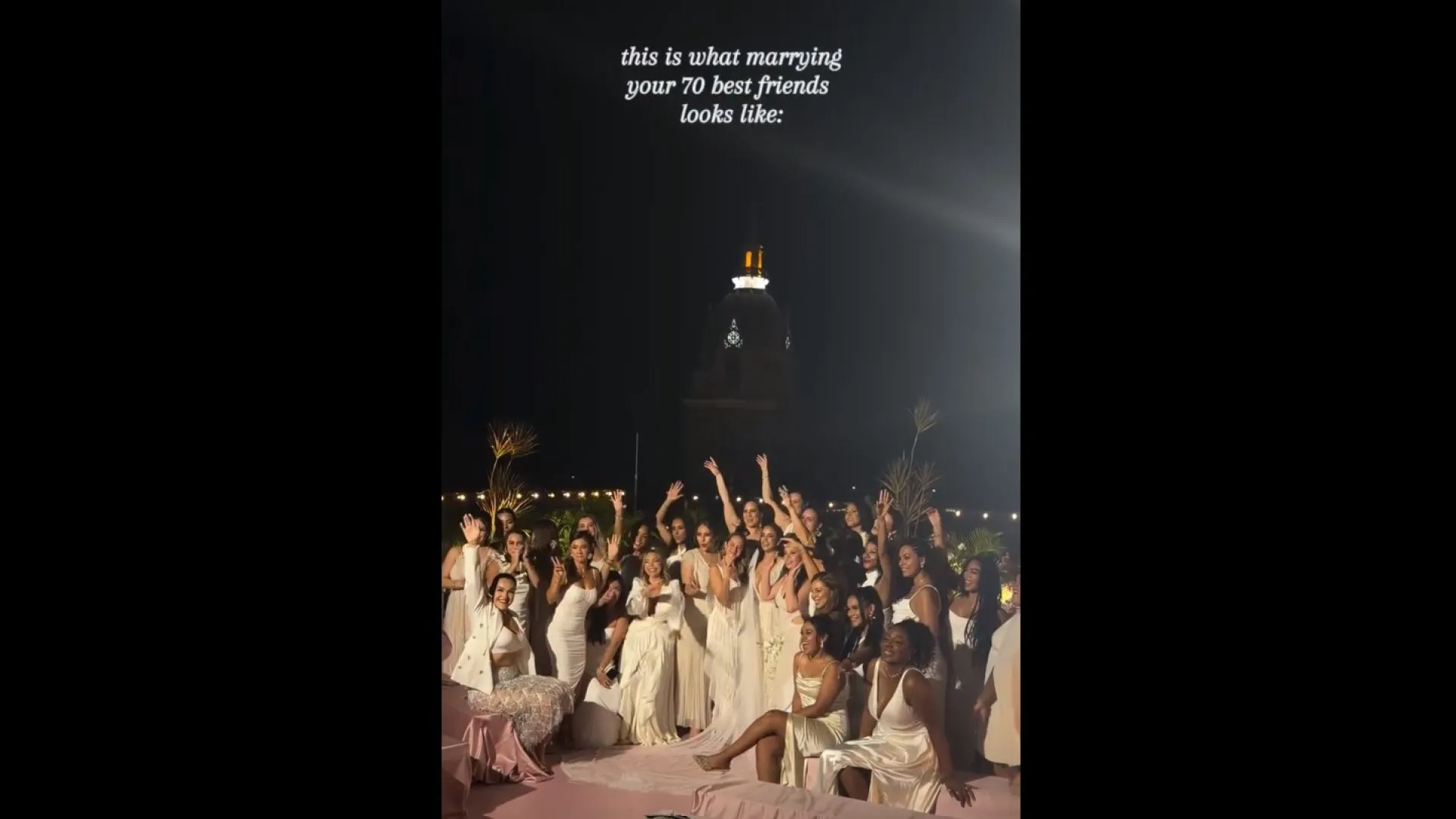 mulher-casa-com-70-amigas-apos-morte-de-namorado:-“nao-seria-quem-sou”