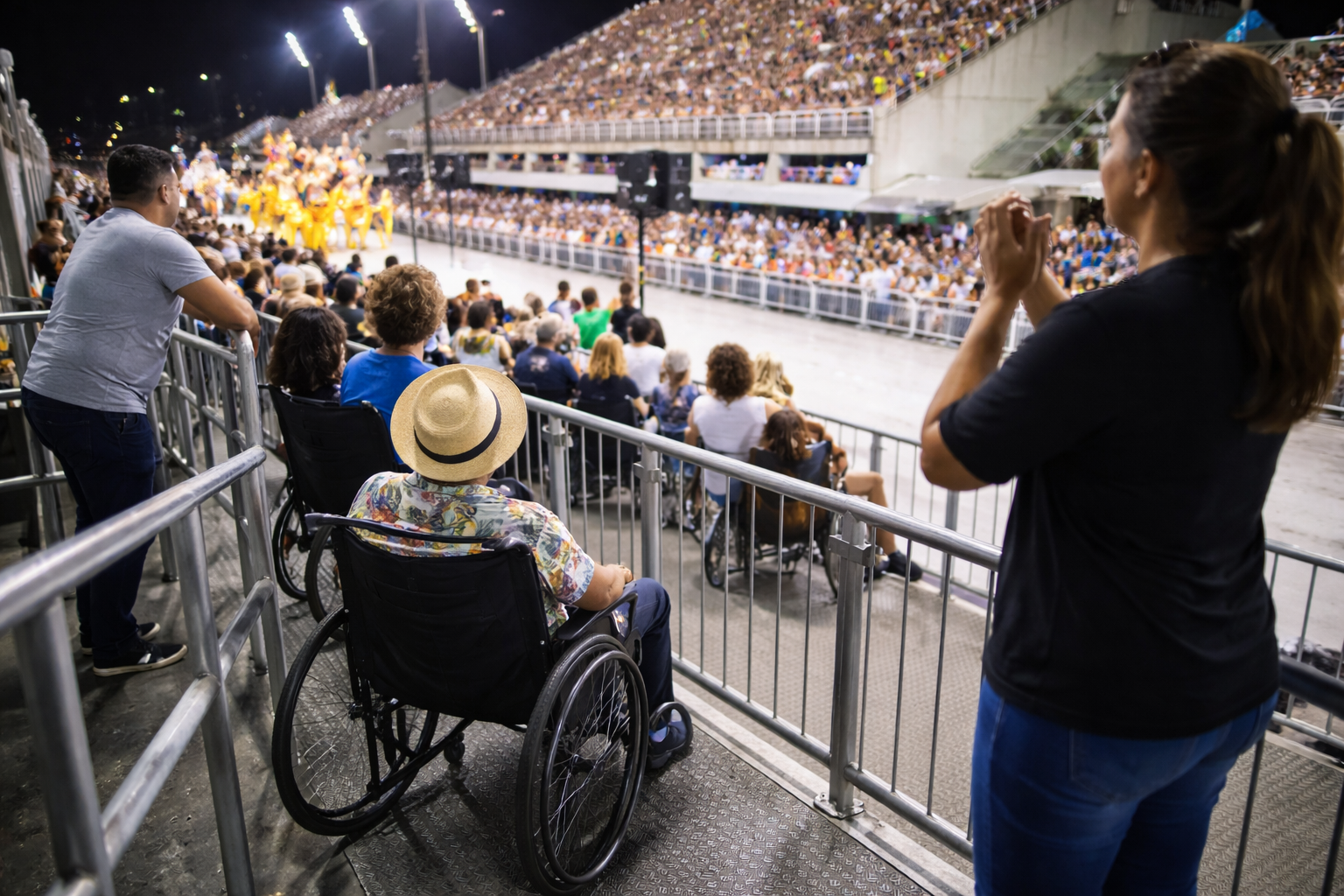 inclusao-ganha-espaco-no-sambodromo-do-anhembi,-na-zona-norte-de-sp,-e-transforma-carnaval-em-experiencia-acessivel-para-todos