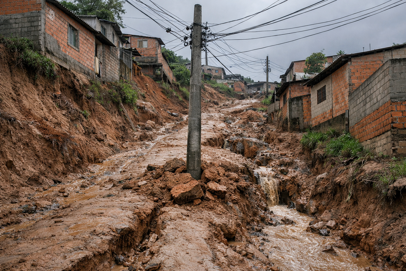 rompimento-de-reservatorio-da-sabesp-deixa-um-morto,-oito-feridos-e-destroi-casas-em-mairipora