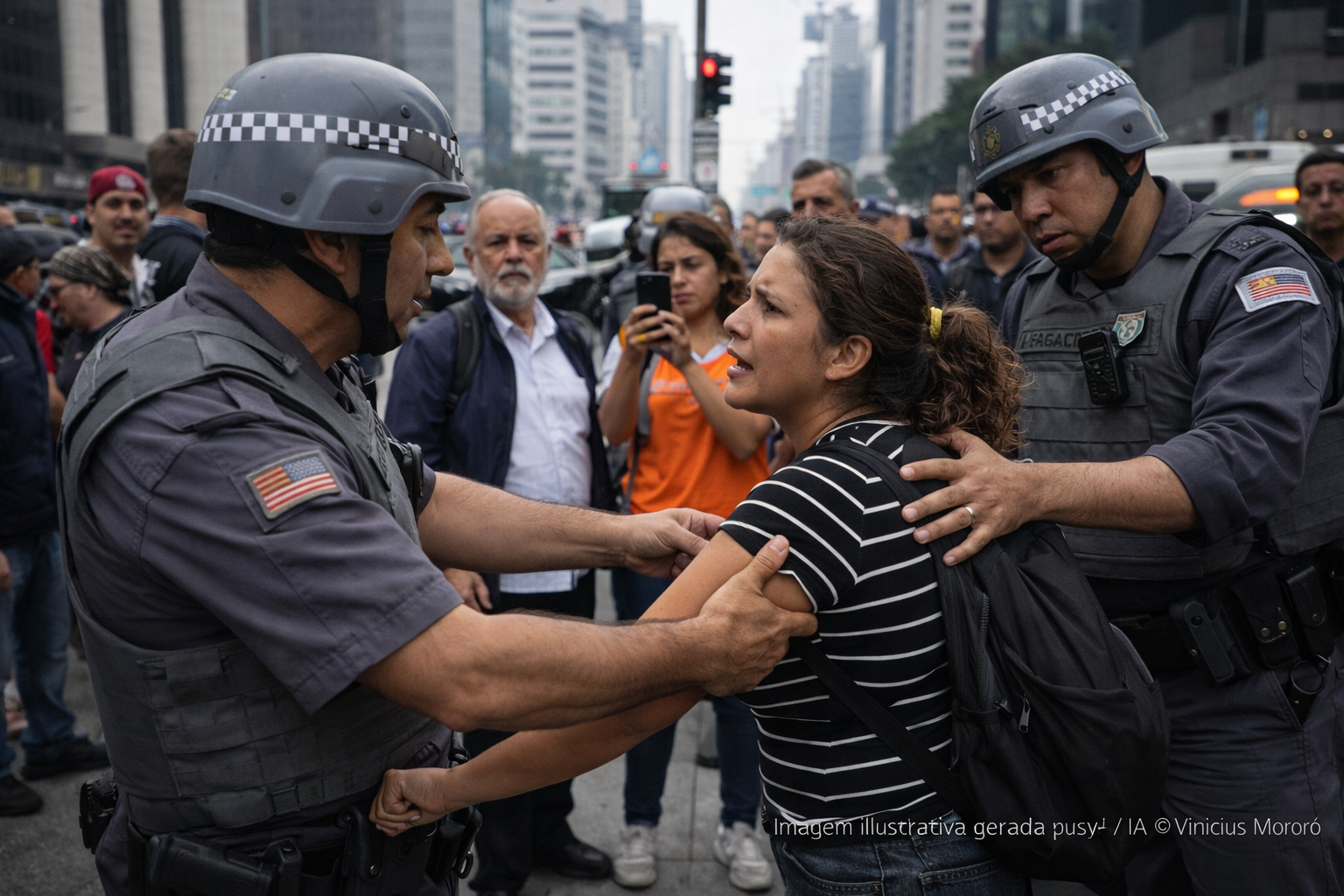 mulher-e-imobilizada-pela-pm-na-avenida-paulista-durante-discussao-trabalhista