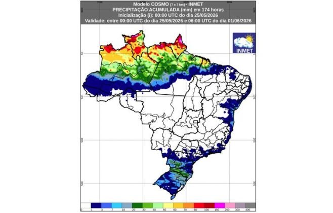norte-e-sudeste-devem-comecar-semana-com-chuva-forte,-preve-inmet