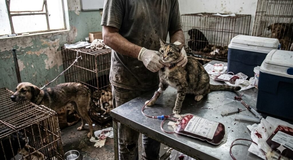 sangue-esta-sendo-coletado-de-qualquer-animal,-sem-rastreio-e-com-risco-de-contaminacao-em-massa-e-morte
