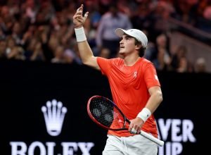 laver-cup:-joao-fonseca-vence-cobolli-e-conquista-1o-ponto-para-time-mundo