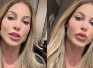 saory-mostra-como-ficou-carro-apos-tentativa-de-assalto-a-caminho-da-record