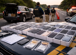 policial-rodoviario-federal-e-preso-com-129-iphones-avaliados-em-r$-1,5-milhao-na-br-116