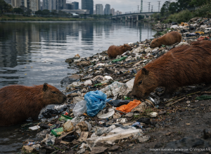 exposicao-em-parque-de-sp-mostra-impacto-do-lixo-em-animais-do-rio-pinheiros
